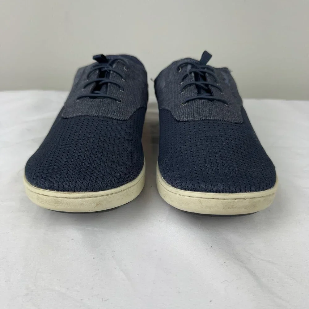 OLUKAI Nohea Moku Mens 9 Slip On Shoes Casual Walking Boat Style Sneakers Blue